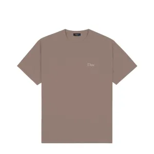 DIME - CLASSIC SMALL LOGO T-SHIRT - DEEP SEPIA