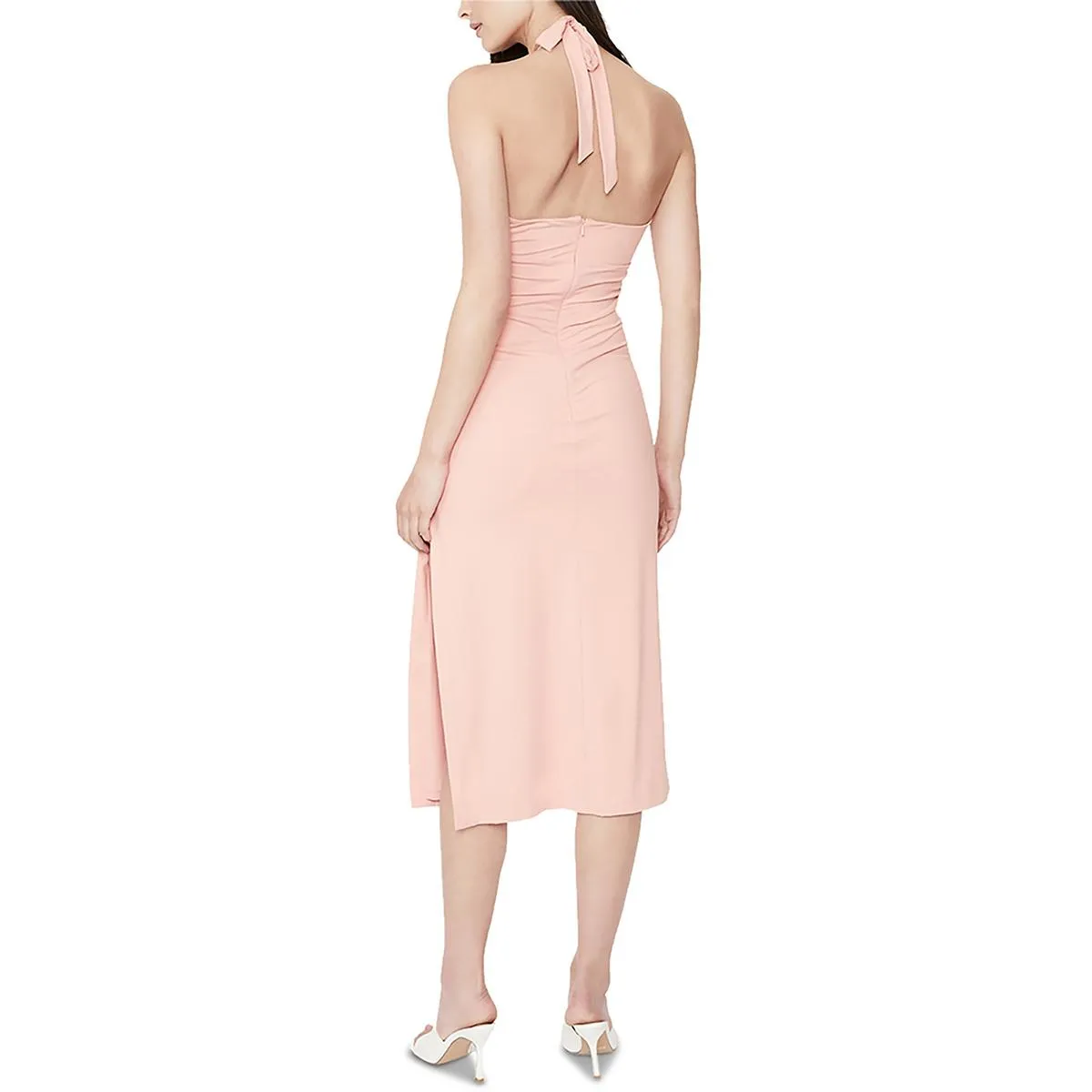 Guilia Womens Tie Neck Evening Halter Dress