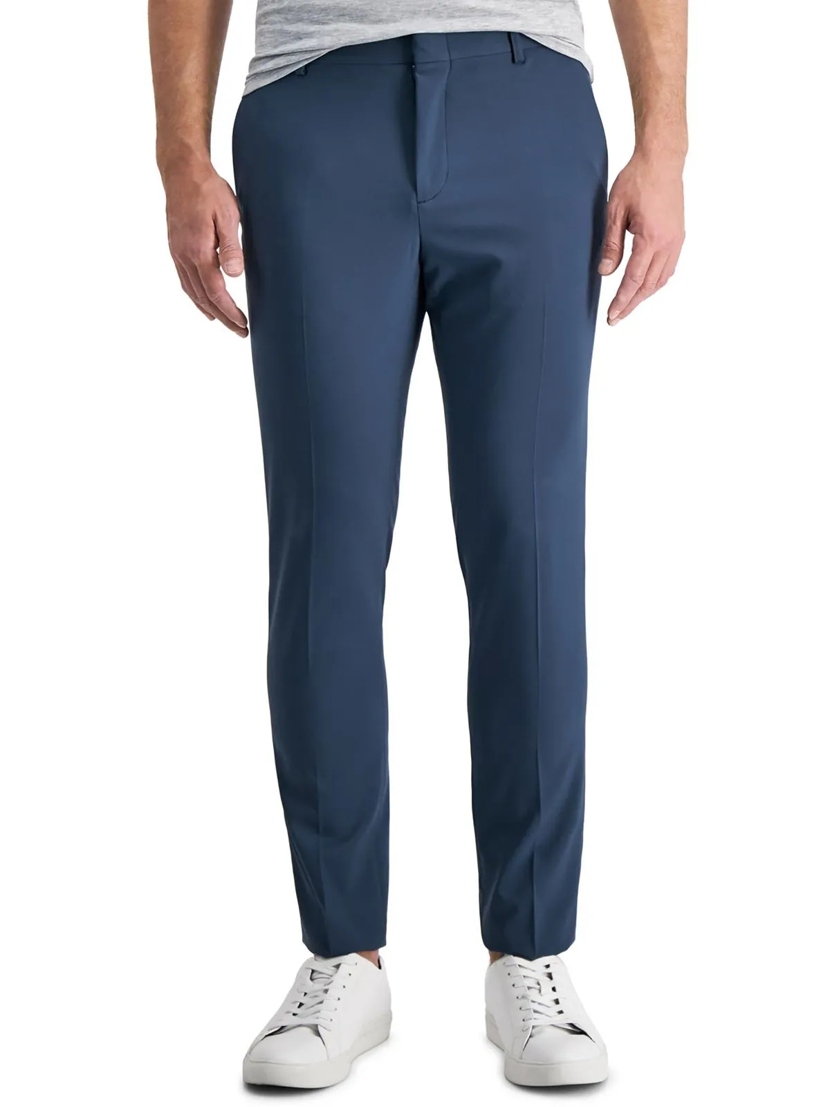Mens Skinny Fit Lightweight Dress Pants
