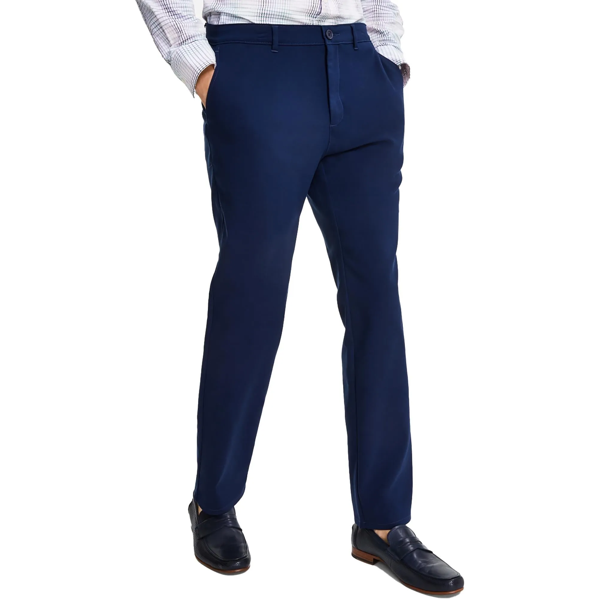 Mens Water Repellent High Rise Straight Leg Pants