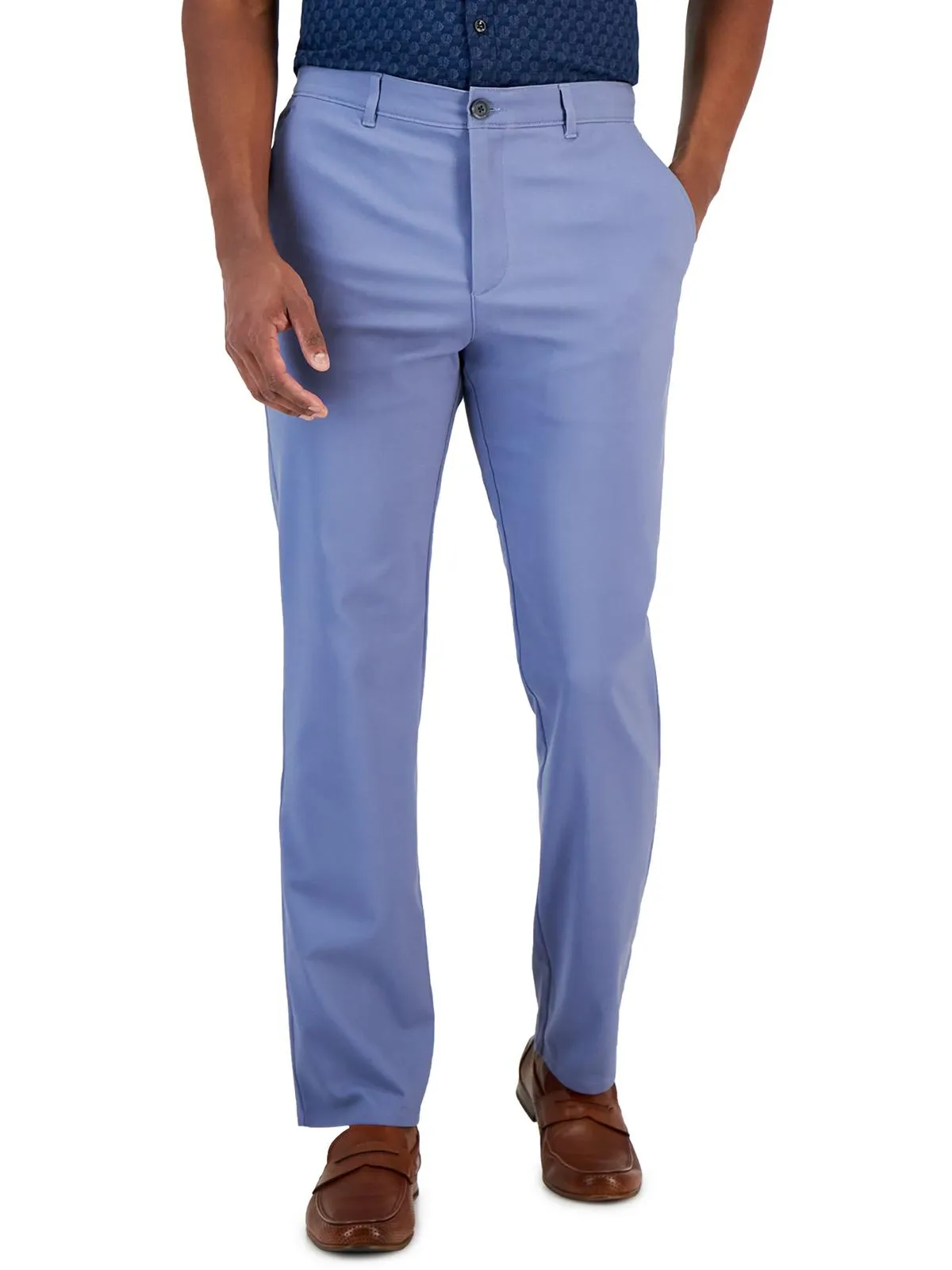 Mens Water Repellent High Rise Straight Leg Pants