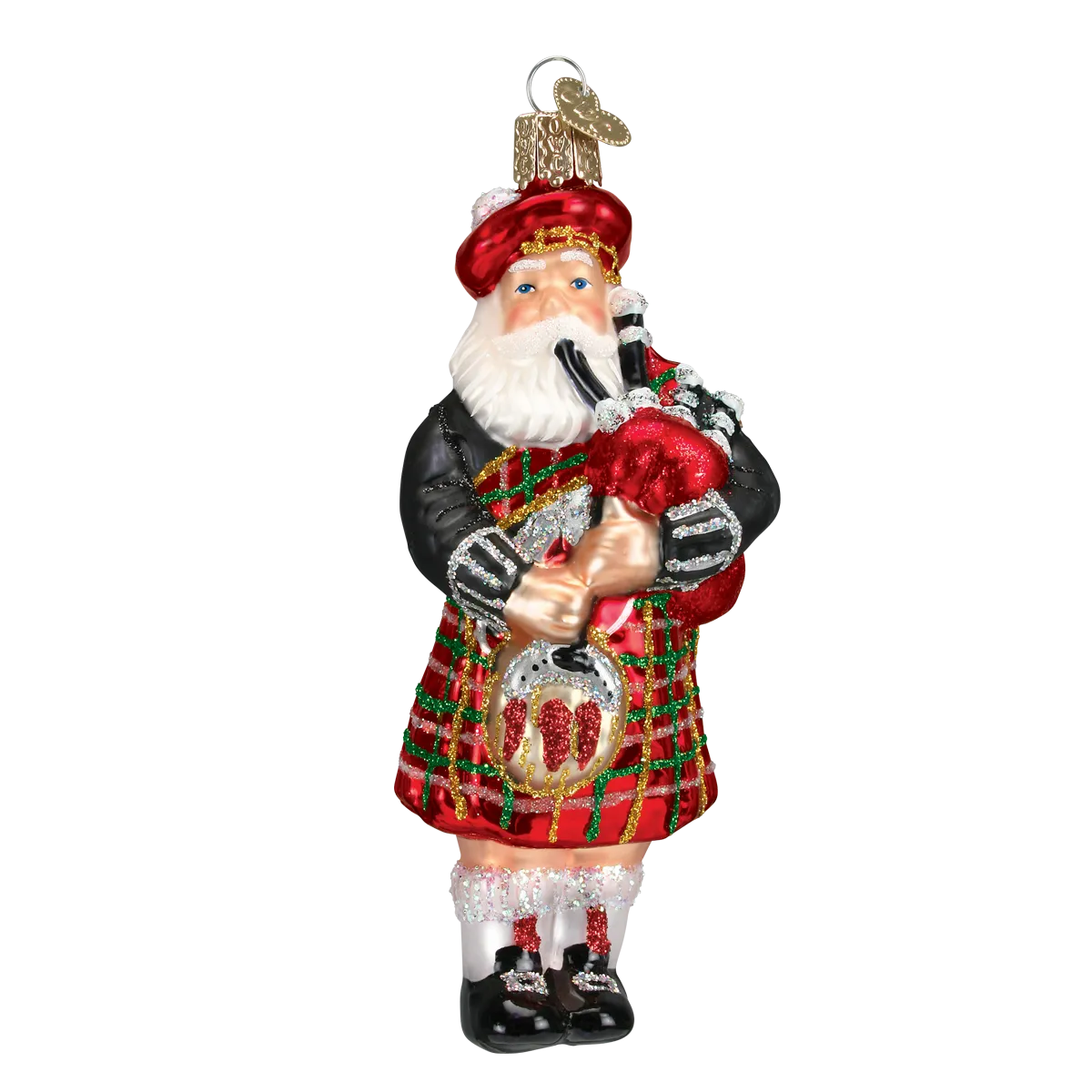 Old World Christmas - Highland Santa Ornament