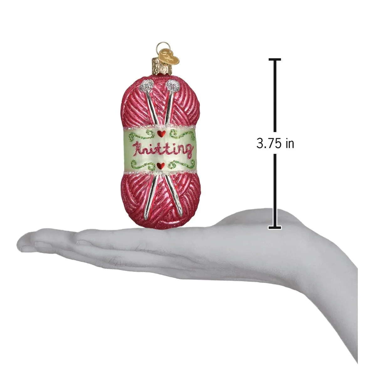 Old World Christmas Knitting Yarn Ornament