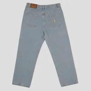 PASSPORT - WORKS CLUB JEAN - WASHED LIGHT BLUE